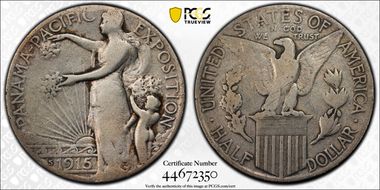 1915-S 50C Panama-Pacific F12