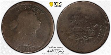 1797 1C Reverse of 1797, Stems N1BN