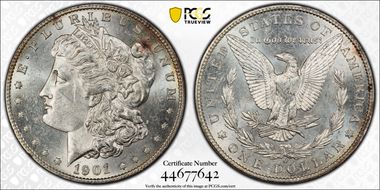 1901-O $1 MS62