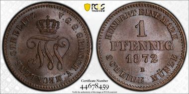 1872-B Pfg MS64BN