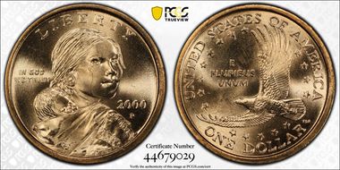 2000-P SAC$1 MS67