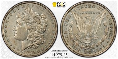 1878 8TF $1 VAM 21, Broken R&B N1