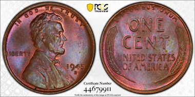 1945-S 1C MS64BN