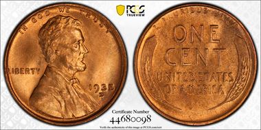 1935-D 1C MS65RD