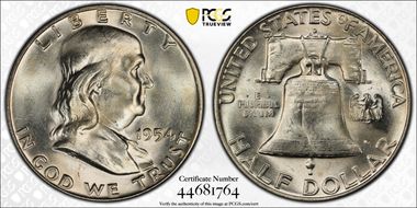 1954-D 50C "Bugs Bunny" FS-401 MS64FBL