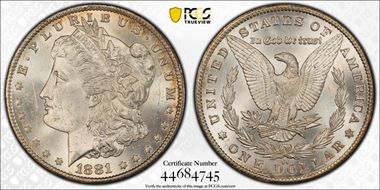 1881-CC $1 MS62