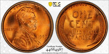 1909 VDB 1C MS67+ RD