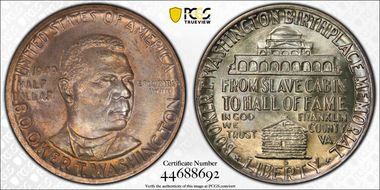 1949-D 50C Booker T. Washington MS66