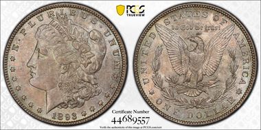 1893 $1 AU58