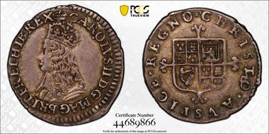 (1660-62) 2D S-3310 First Issue AU50