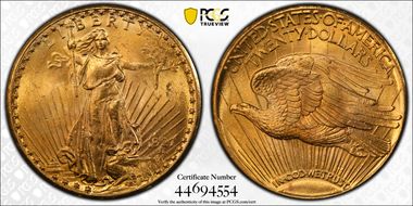 1927 $20 MS64