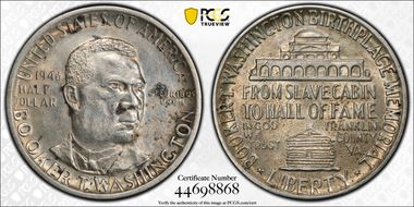 1946 50C Booker T. Washington N1