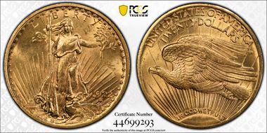 1922 $20 MS63
