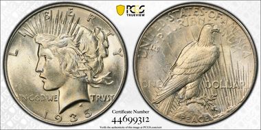 1935 $1 MS63