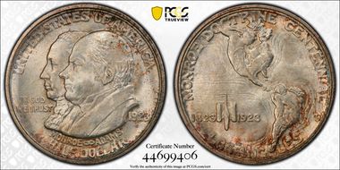 1923-S 50C Monroe MS66+