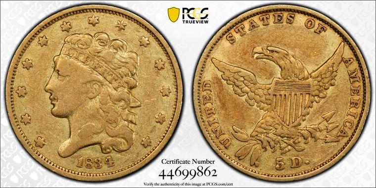 Cert 44699862 - Coin Image