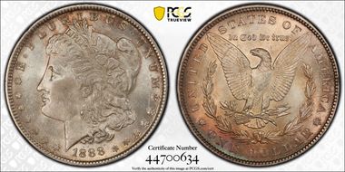 1888 $1 MS63