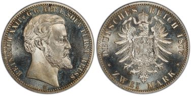 1877-B 2 Mk J-116 MS66PL