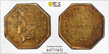1855 G$1 BG-533 XF45