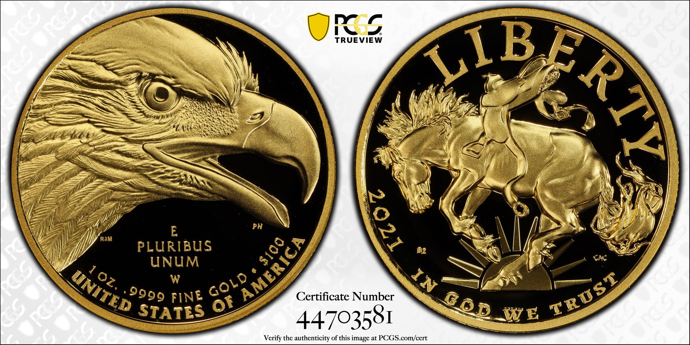 PCGS Certificate Verification Coin Details for Cert #44703581