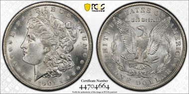 1901-O $1 MS65
