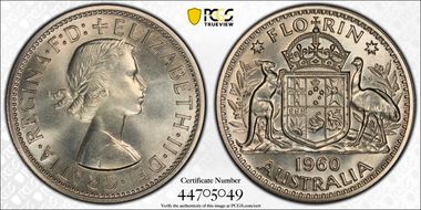 1960(m) Florin PR65