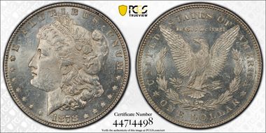 1878 7TF $1 VAM 79, Fill in 8s MS61