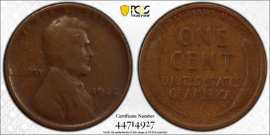 1922 No D 1C Strong Reverse VG8BN