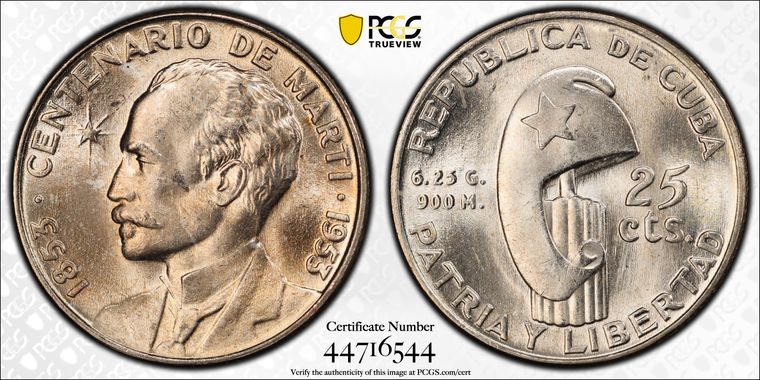 Cert 44716544 - Coin Image