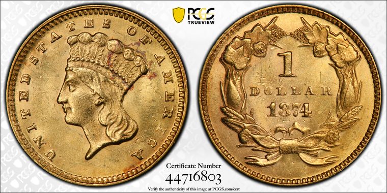 Cert 44716803 - Coin Image