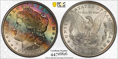 1882 $1 MS64