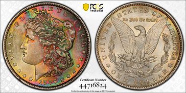 1886 $1 MS63