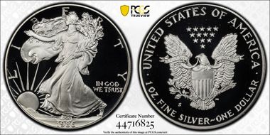 1986-S $1 Silver Eagle PR69DCAM