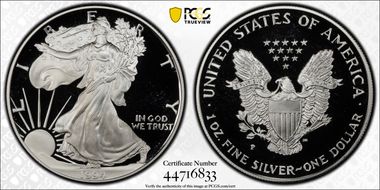 1994-P $1 Silver Eagle PR69DCAM