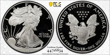 1995-P $1 Silver Eagle PR68DCAM