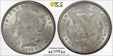 1878 8TF $1 MS61