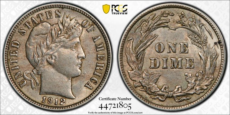 Cert 44721805 - Coin Image