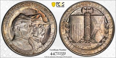 1936 50C Gettysburg MS67