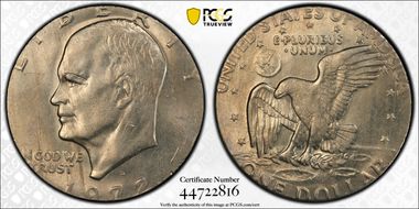 1972-D $1 AU58