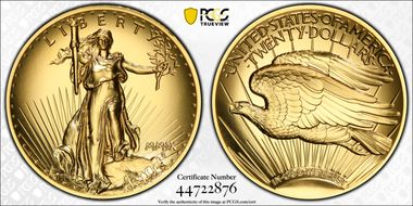 2009 $20 Ultra High Relief Double Eagle First Strike Global Coin Trump Label MS70PL