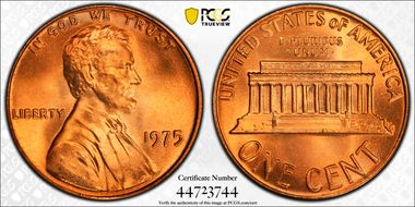 1975 1C MS67RD