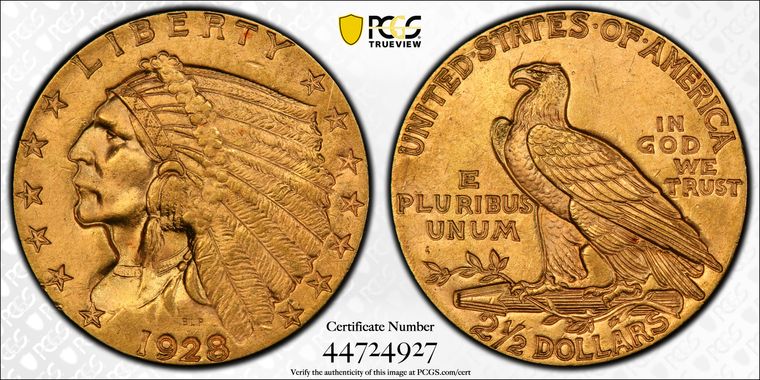 Cert 44724927 - Coin Image