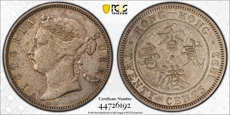 Cert 44726192 - Coin Image