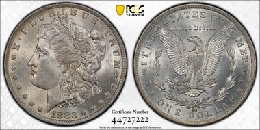 1883-O $1 MS63