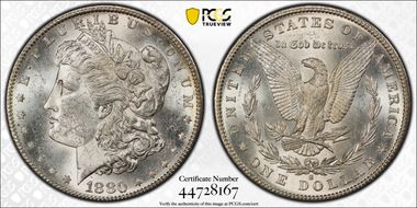 1880-S $1 MS62