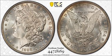 1888 $1 MS65