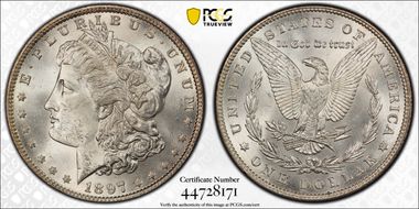 1897 $1 MS64