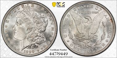 1890 $1 MS64