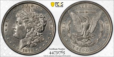 1878 7TF $1 Reverse of 1879 N1