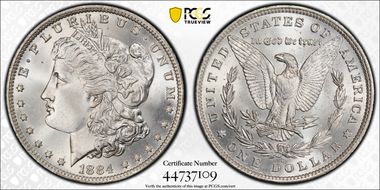 1884-O $1 MS66